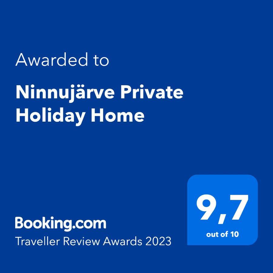 Ninnujaerve Private Holiday Home Nasva Eksteriør bilde